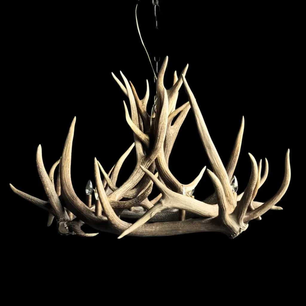 Antler Lamp Wapiti – A Radiant Piece of Natural Art