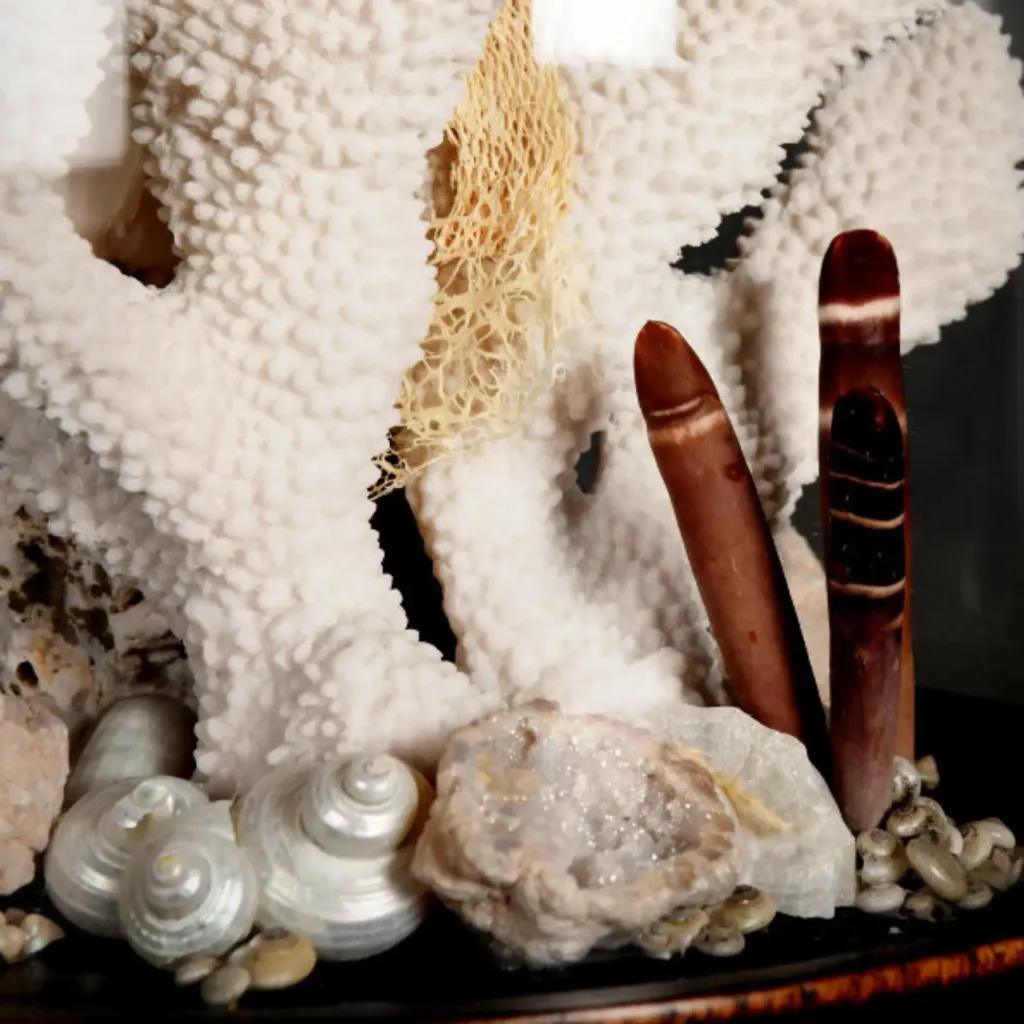 Light in Glass Globe with Seashells – A Window to the Ocean’s Beauty - preview photo 2123