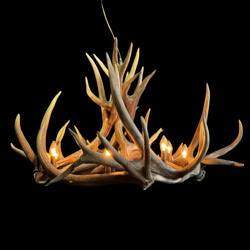 Antler Lamp Wapiti – A Radiant Piece of Natural Art - preview photo 2123