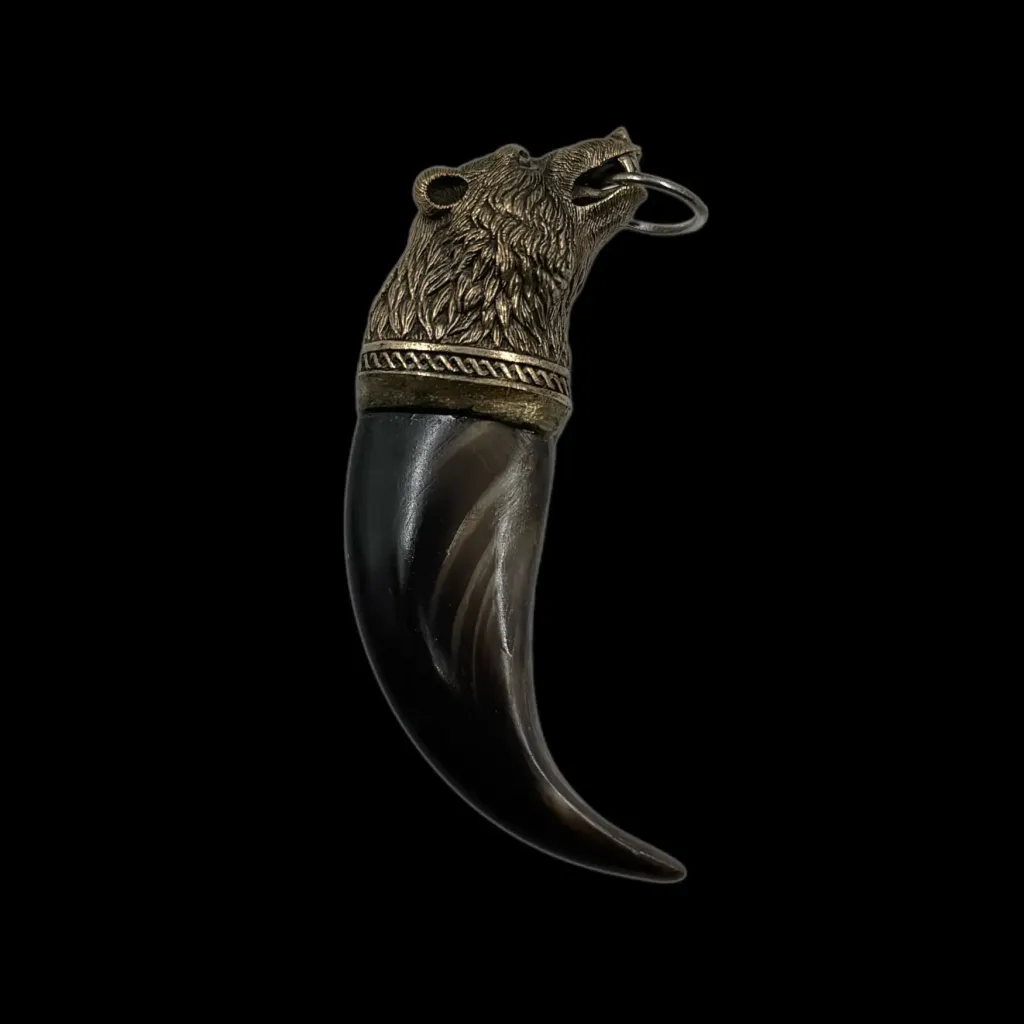Grizzly Bear Claw Pendant – Symbol of Strength and Wilderness - preview photo 4123