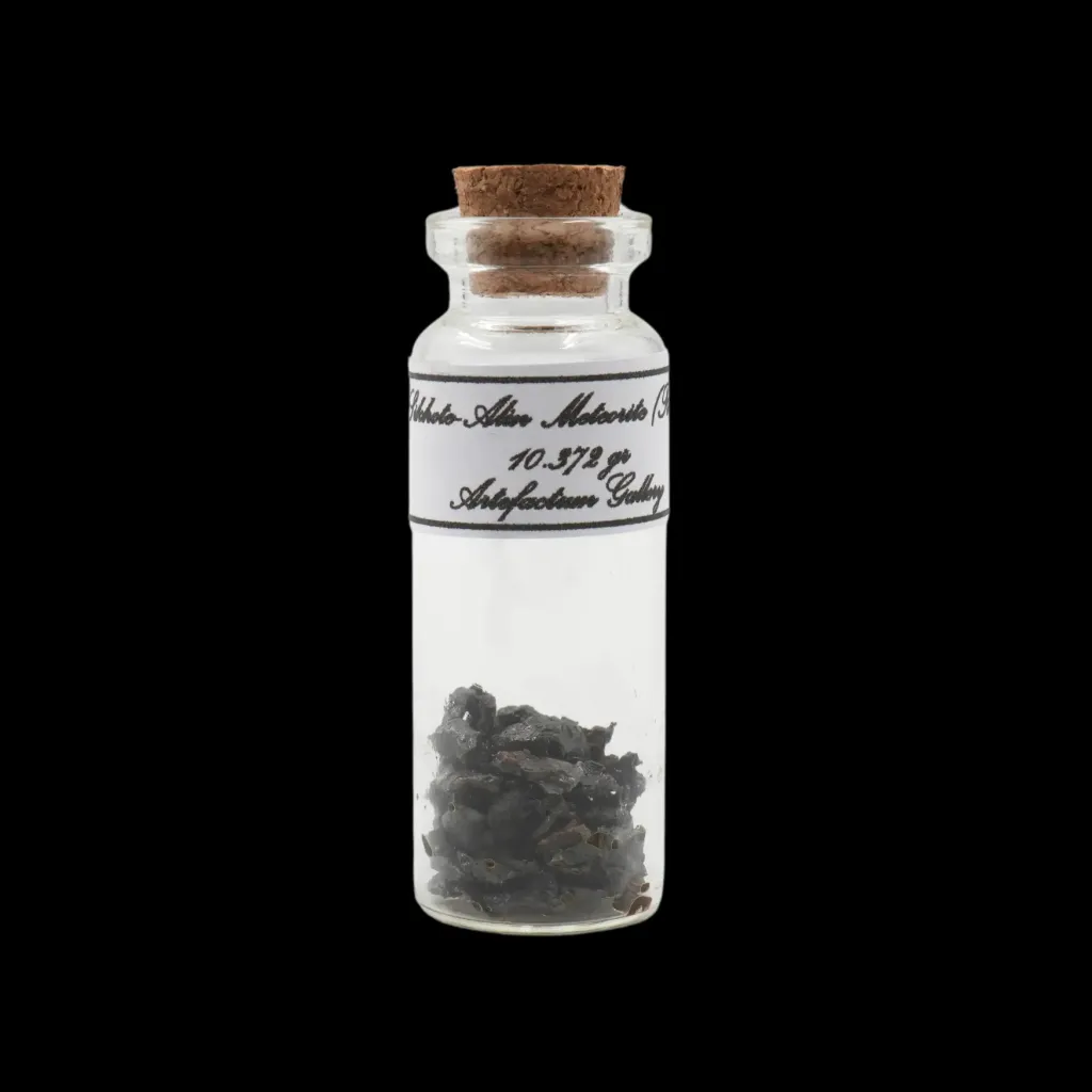 10.372 g Sikhote-Alin meteorite in sealed bottle