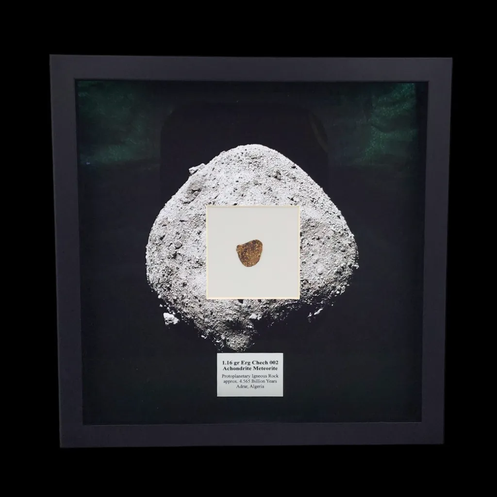 1.16 gr Erg Chech 002 Achondrite Meteorite - Protoplanetary Igneous Rock, 4.565 Billion Years - preview photo 1123