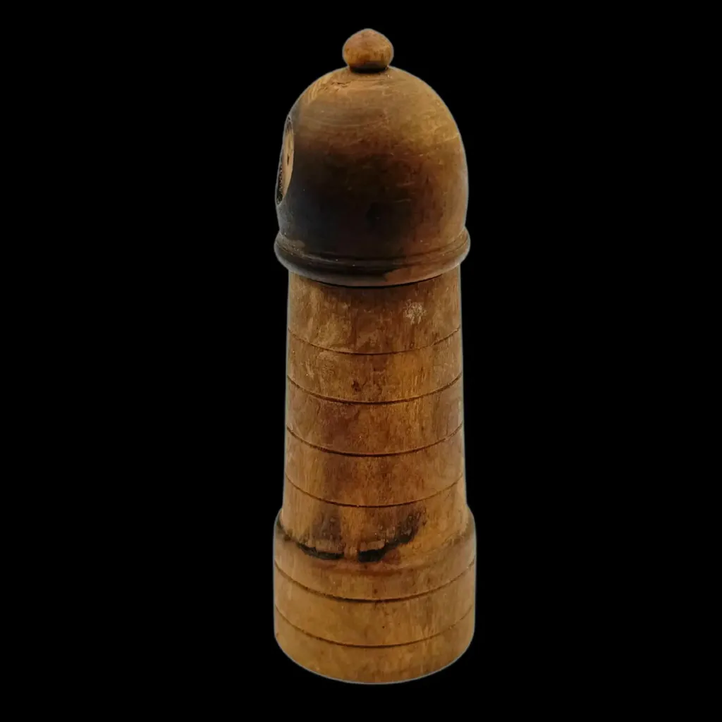 Wooden Perfume Case with Glass Flask and Fragrance Remnants – Rustic Treasure - preview photo 1123