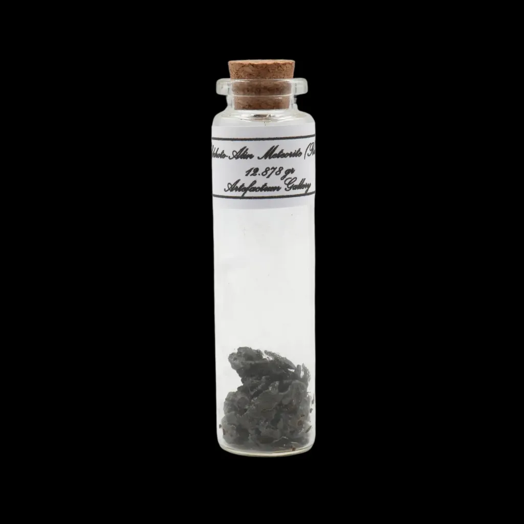 12.878 g Sikhote-Alin meteorite in sealed bottle