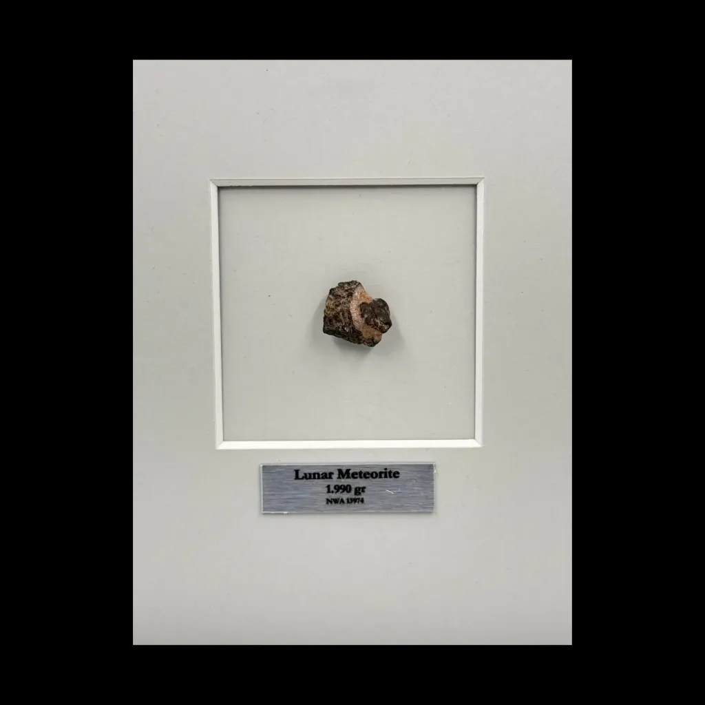 1.99 gr Lunar Meteorite “Bechar 003” – Fragment of the Moon’s Ancient History - preview photo 2123