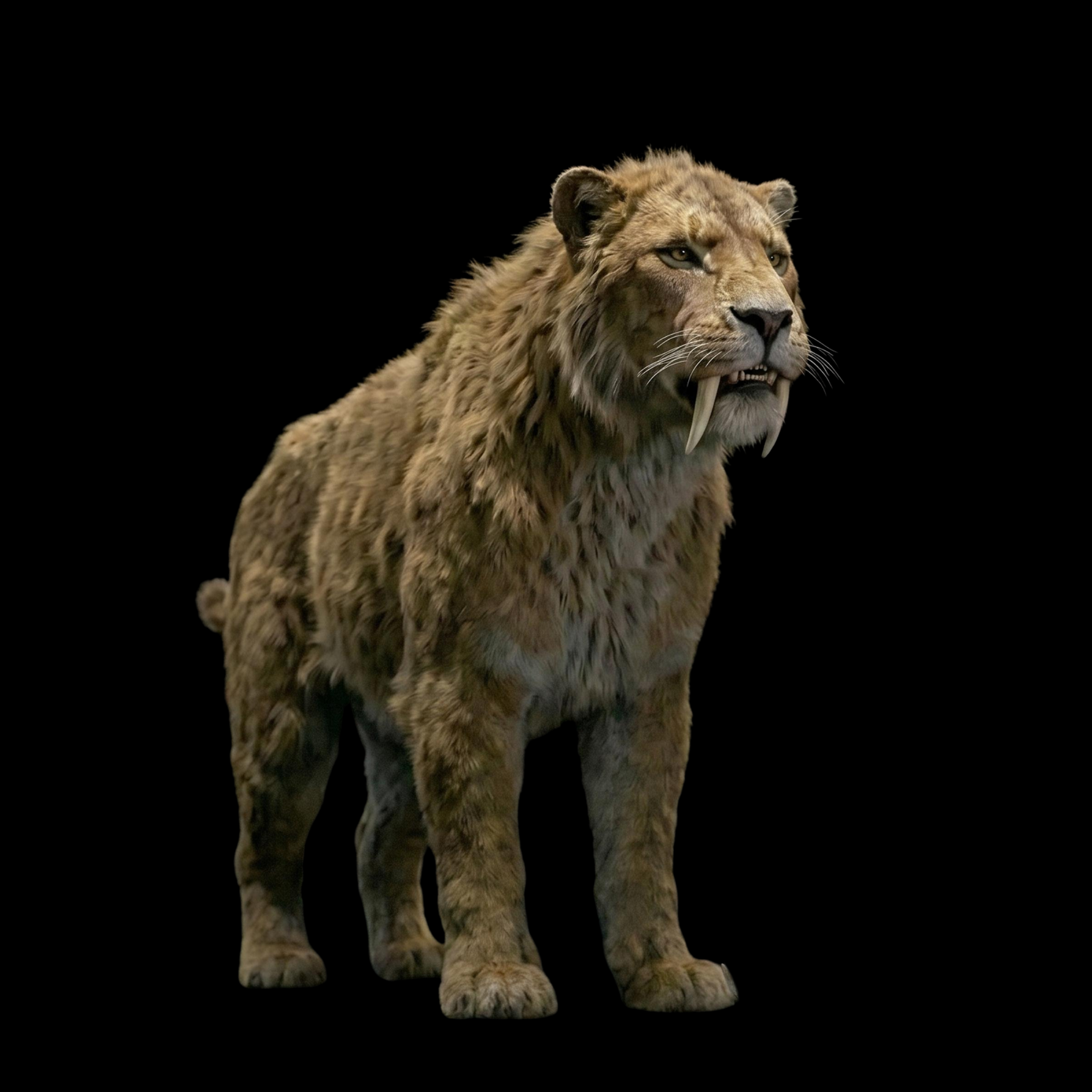 Machairodus Skull - Saber-Toothed Predator of the Miocene - preview photo 5123