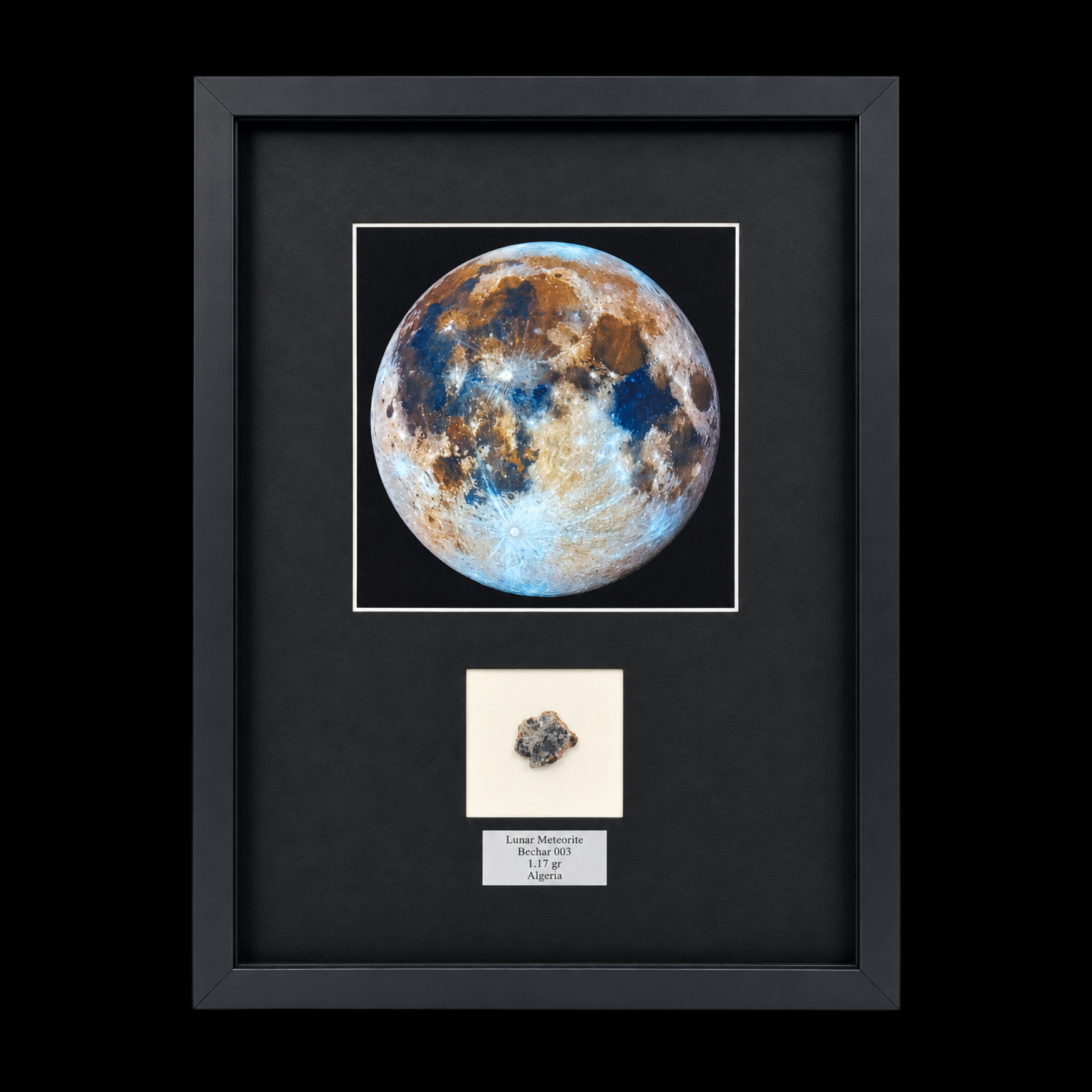1.17 g Lunar Meteorite “Bechar 003” - preview photo 1123