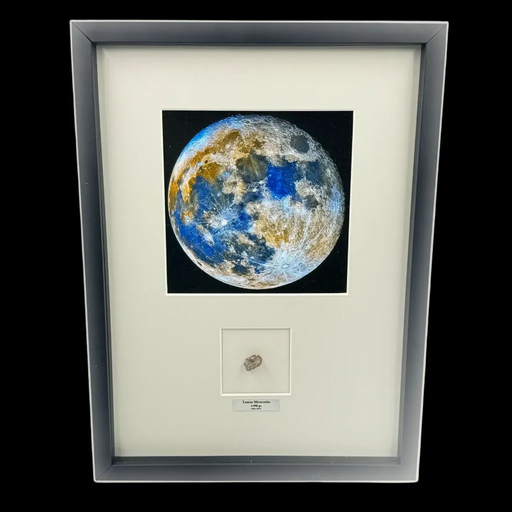 2.090 gr Lunar Meteorite “Bechar 003” – Stunning Lunar Relic - preview photo 1123