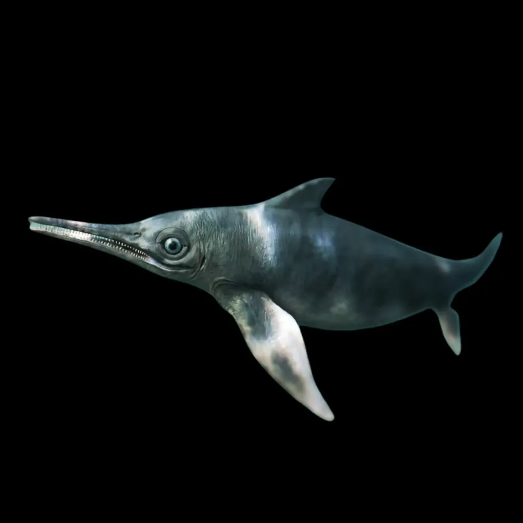 Mixosaurus 吻部化石——古代海洋的見證 - 預覽圖片 5123