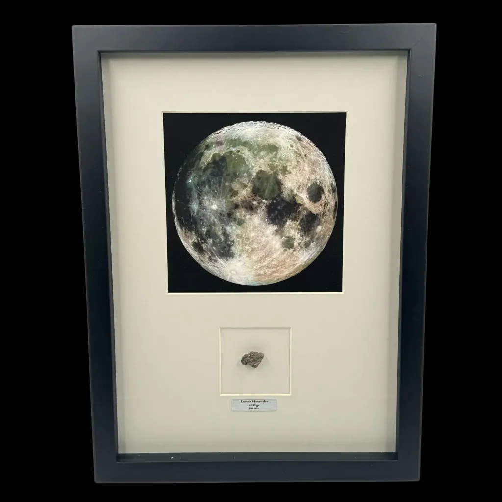 2.939 gr Lunar Meteorite “Bechar 003” – Larger Piece of the Moon - preview photo 1123