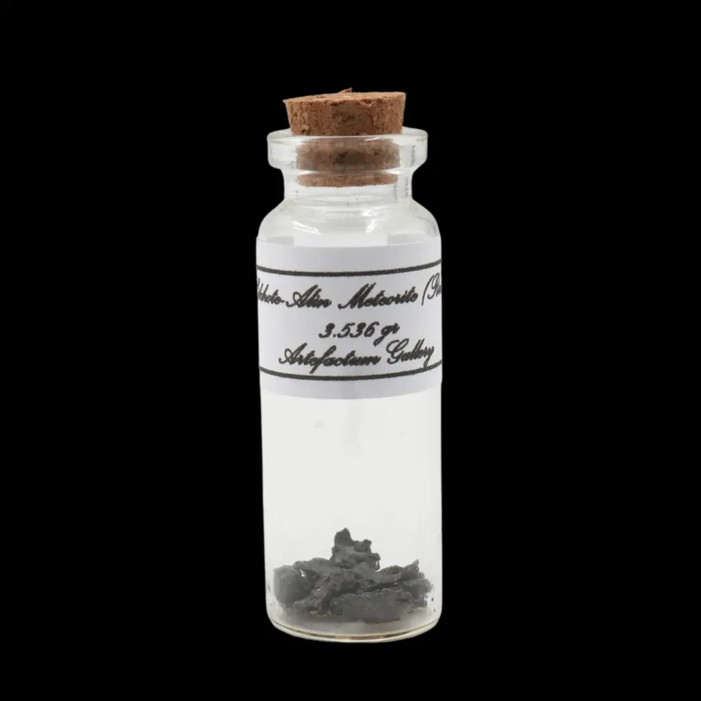 3.536 g Sikhote-Alin meteorite in sealed bottle