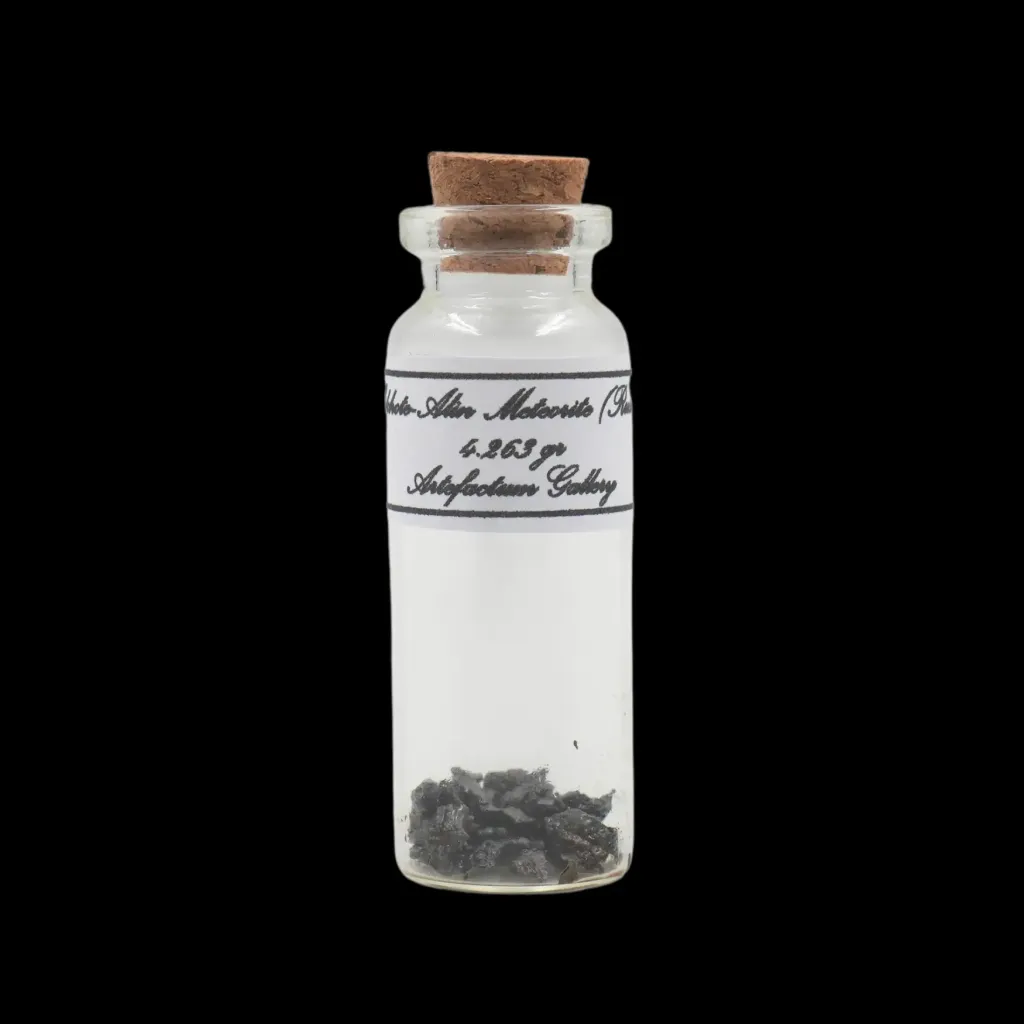 4.263 g Sikhote-Alin meteorite in sealed bottle