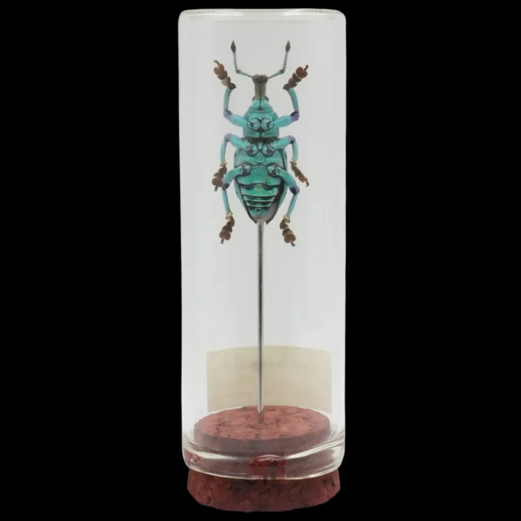 Exquisite Eupholus schoenherri Specimen Encased in Glass – Papua New Guinea - preview photo 2123