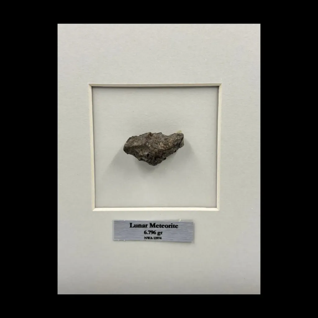 6.796 gr Lunar Meteorite “Bechar 003” – Rare Piece of Lunar History - preview photo 2123