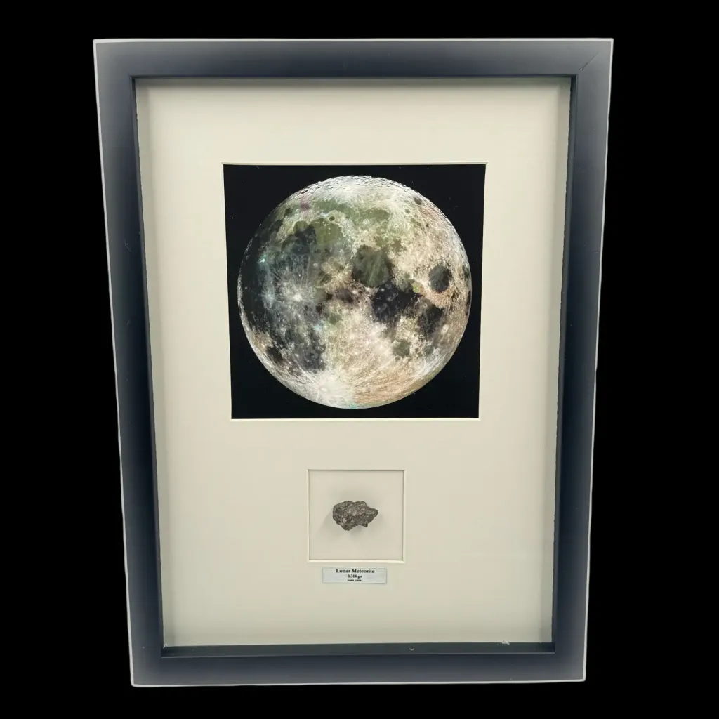 8.314 gr Lunar Meteorite “Bechar 003” – Large Lunar Fragment for Collectors - preview photo 1123