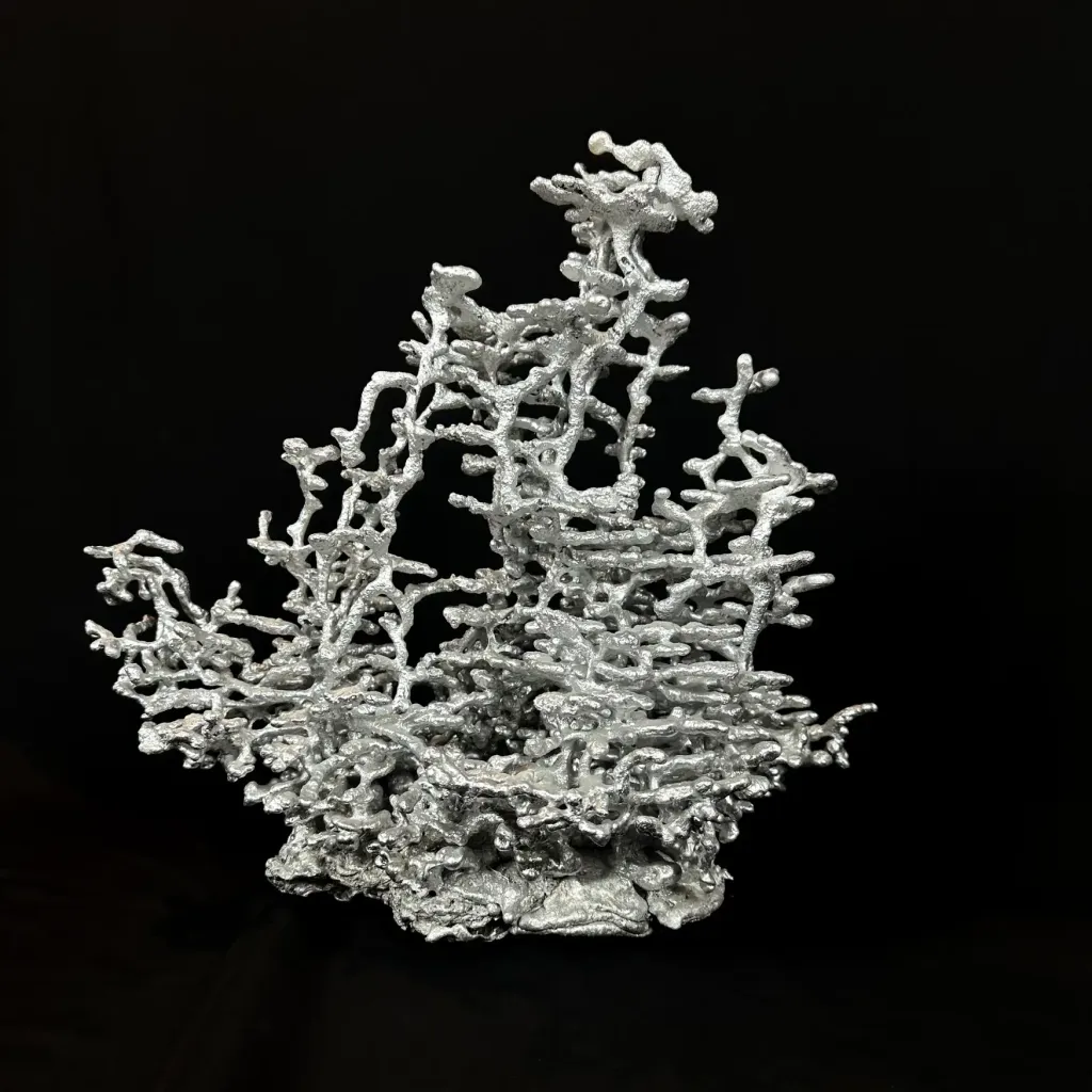 Large underground Anthill (Pogonomyrmex badiu), aluminium cast - preview photo 1123