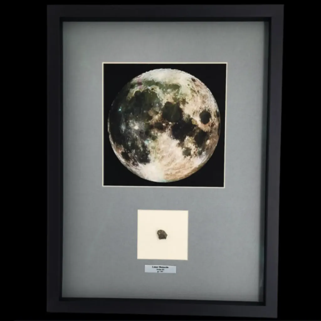 1.44 gr Lunar Meteorite  “ Bechar 003” - preview photo 1123