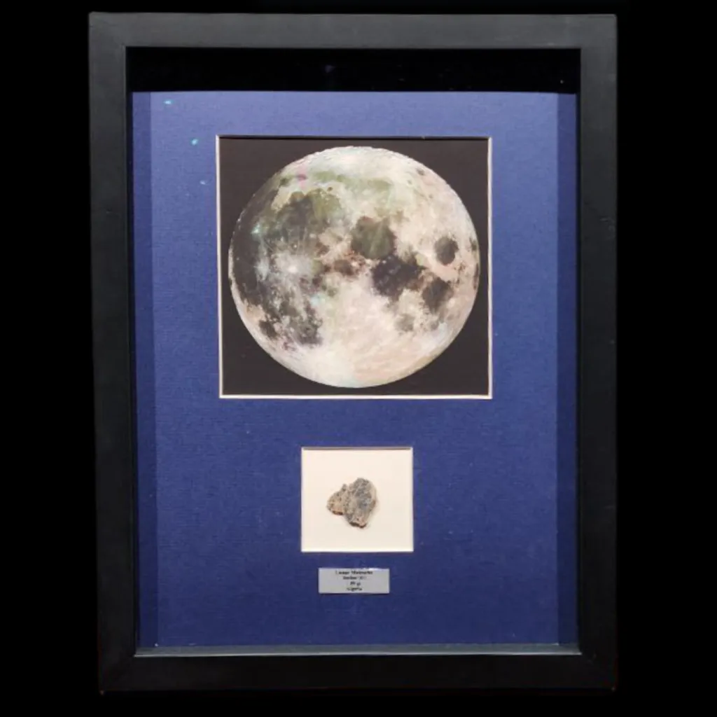 1.80 gr Lunar Meteorite “Bechar 003” – Sculpted Slice of the Lunar Highlands - preview photo 2123