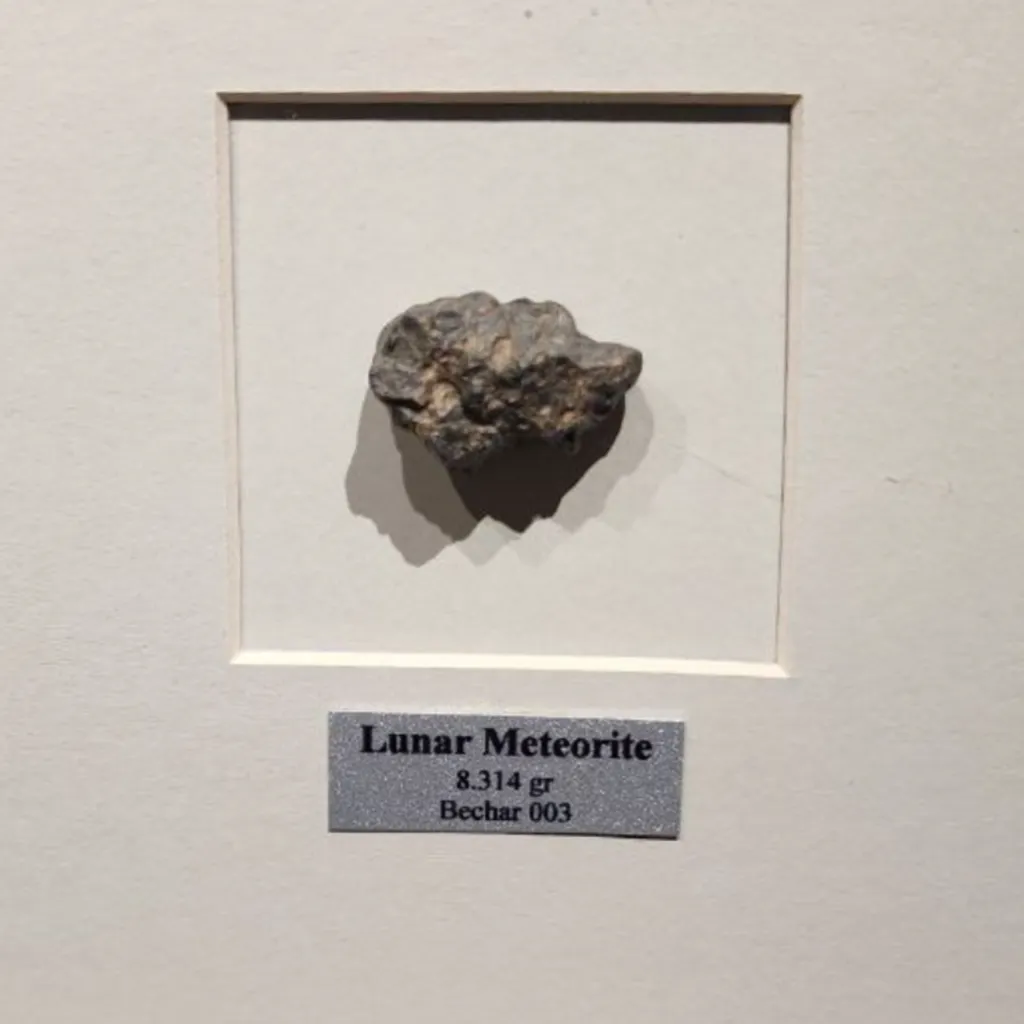8.314 gr Lunar Meteorite “Bechar 003” – Large Lunar Fragment for Collectors - preview photo 2123