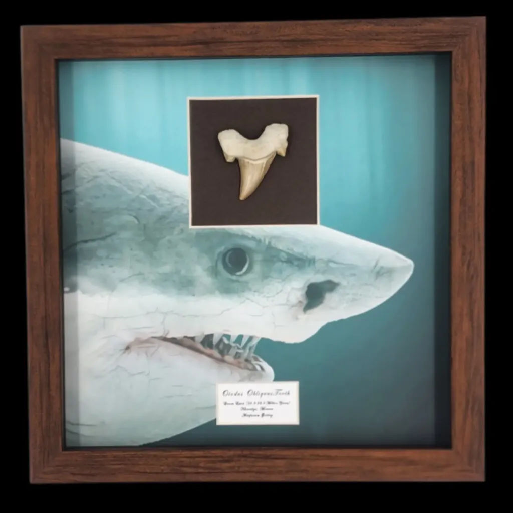 Prehistoric Power: Authentic Otodus obliquus Tooth 5.6 cm