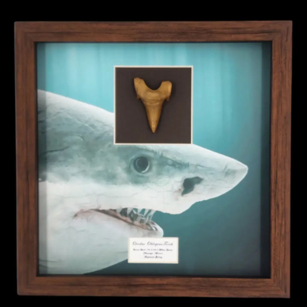 Prehistoric Power: Authentic Otodus obliquus Tooth, 6cm