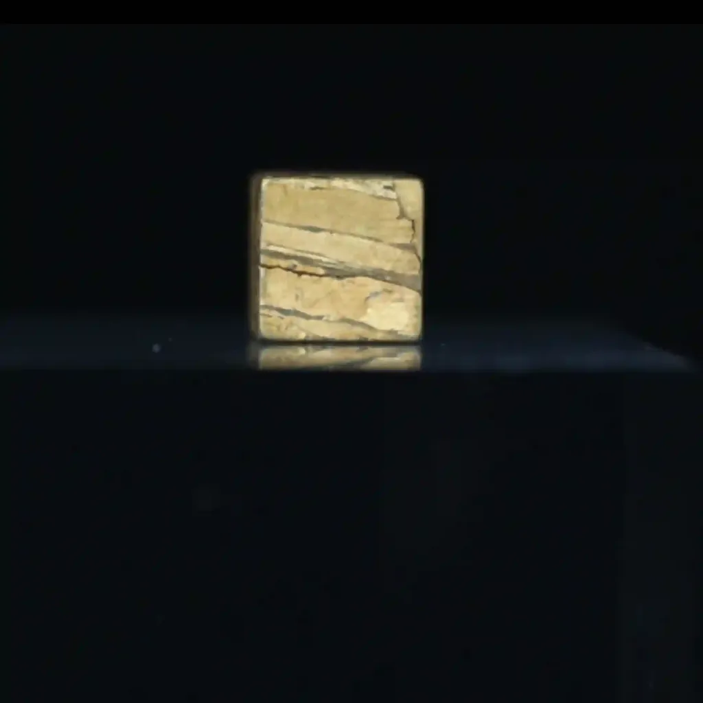 Pallasite Meteorite with 24K Gold Gilding, billion years old - preview photo 2123