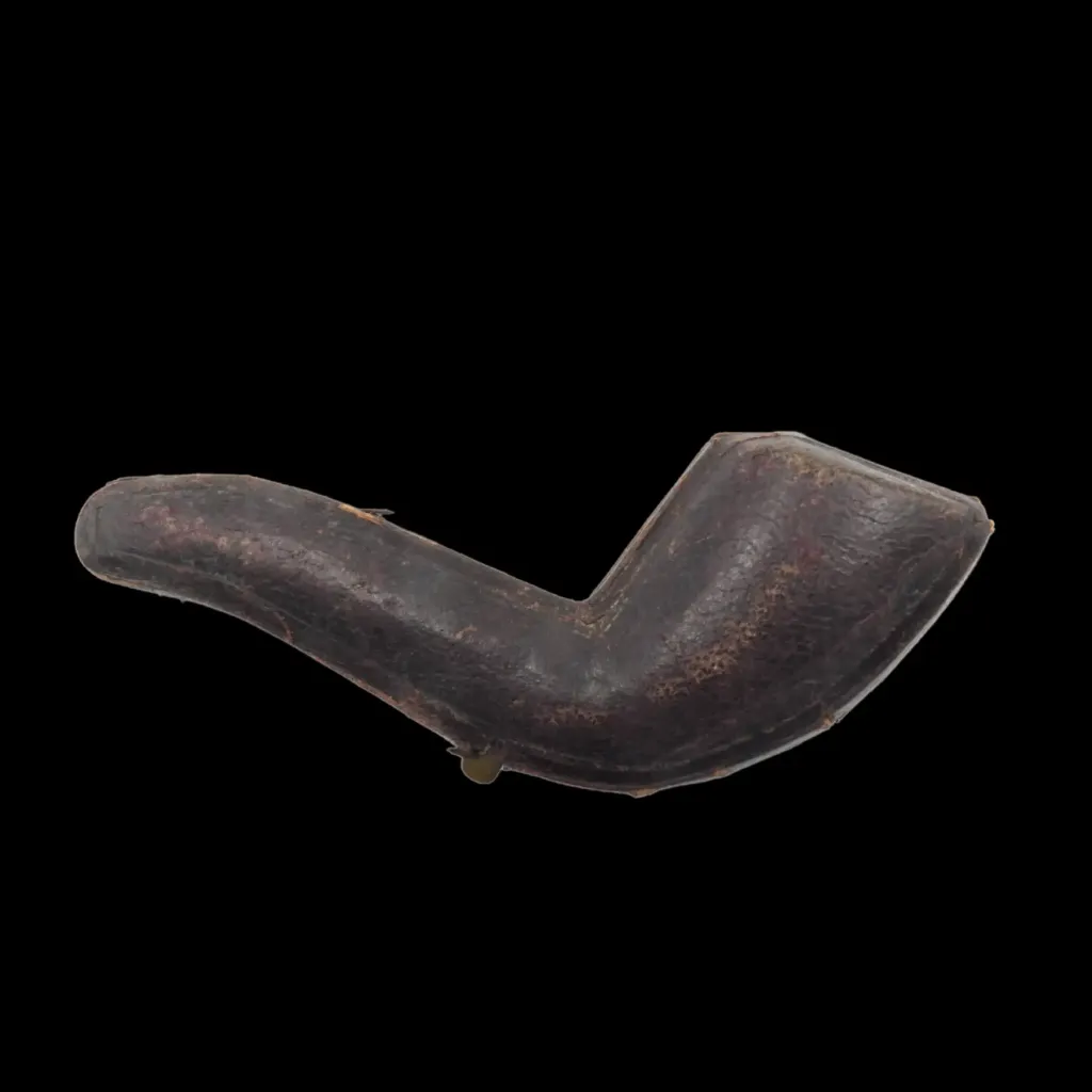 White Stone Meerschaum Smoking Pipe in Original Fitted Case – Mid-19th Century European Craftsmanship - preview photo 6123