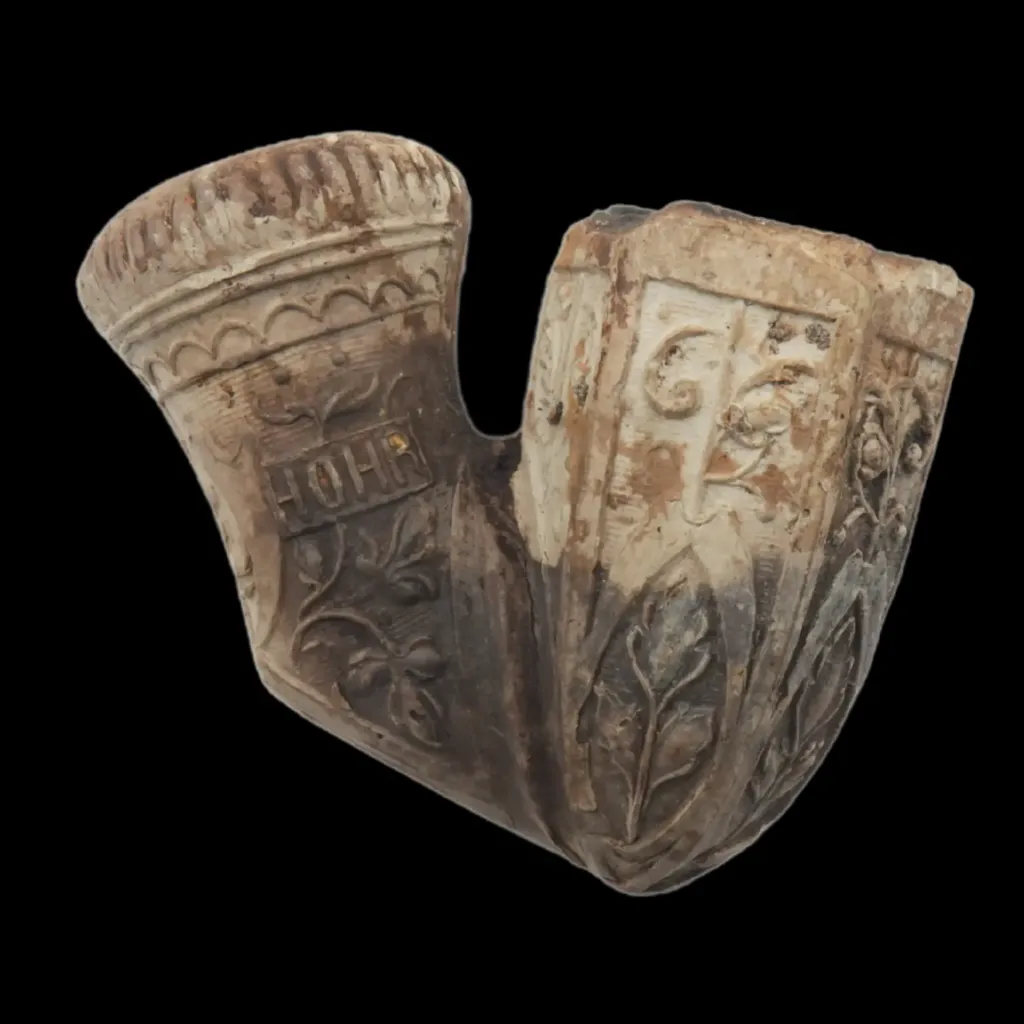 White Stone Meerschaum Smoking Pipe – Mid-19th Century Bohemian Masterwork - preview photo 2123