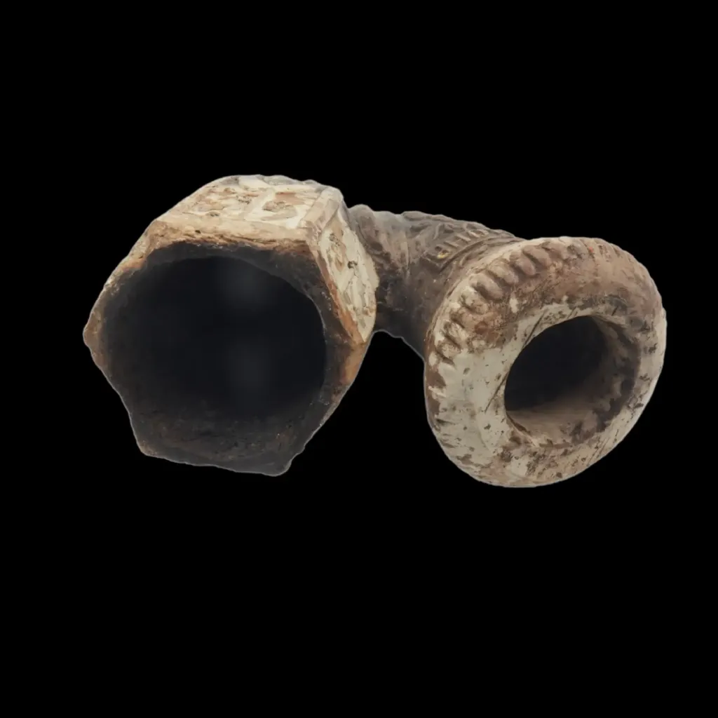 White Stone Meerschaum Smoking Pipe – Mid-19th Century Bohemian Masterwork - preview photo 3123