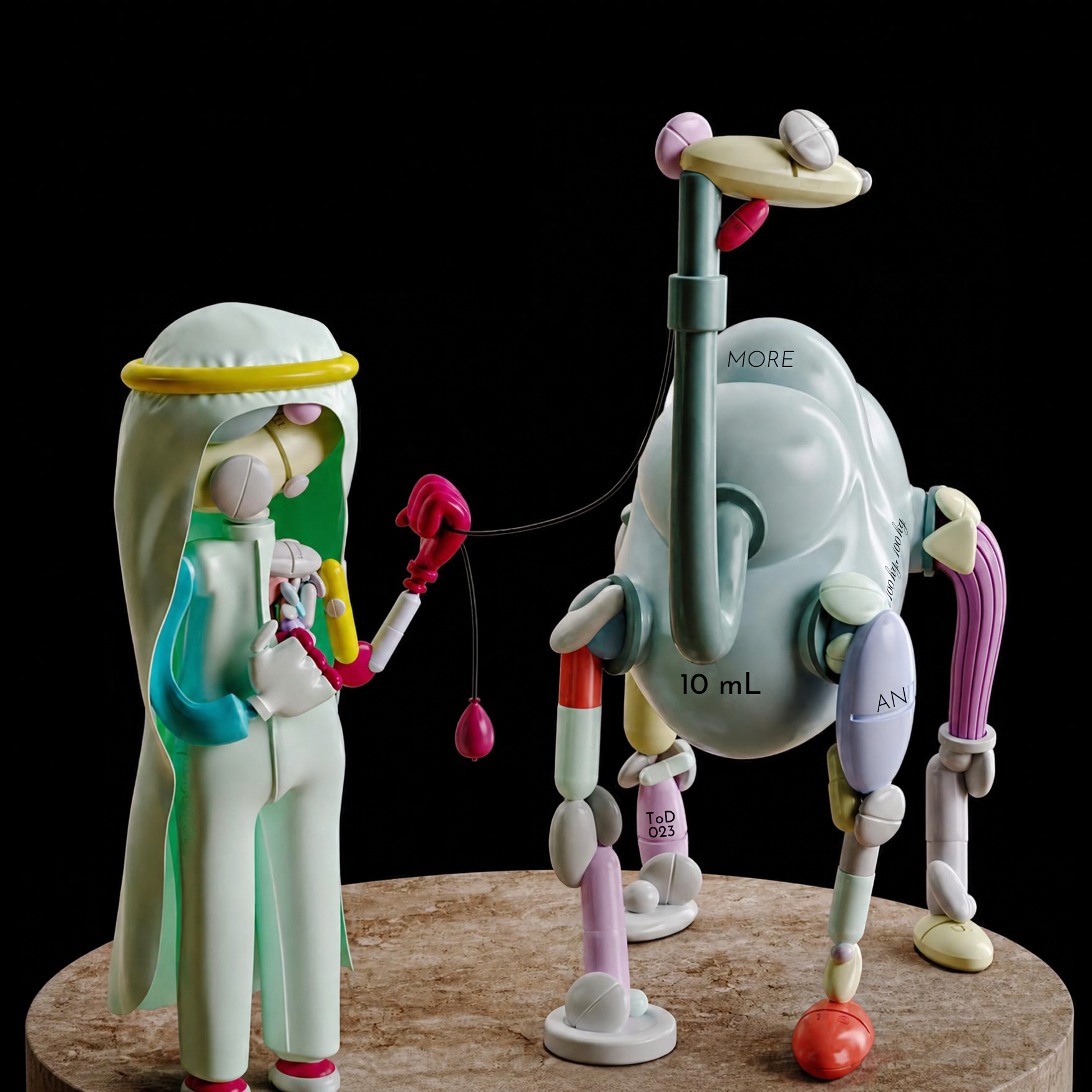 Desert Pillman - Sculpture, Taras Zheltyshev, Yoomoota Art Universe - preview photo 2123