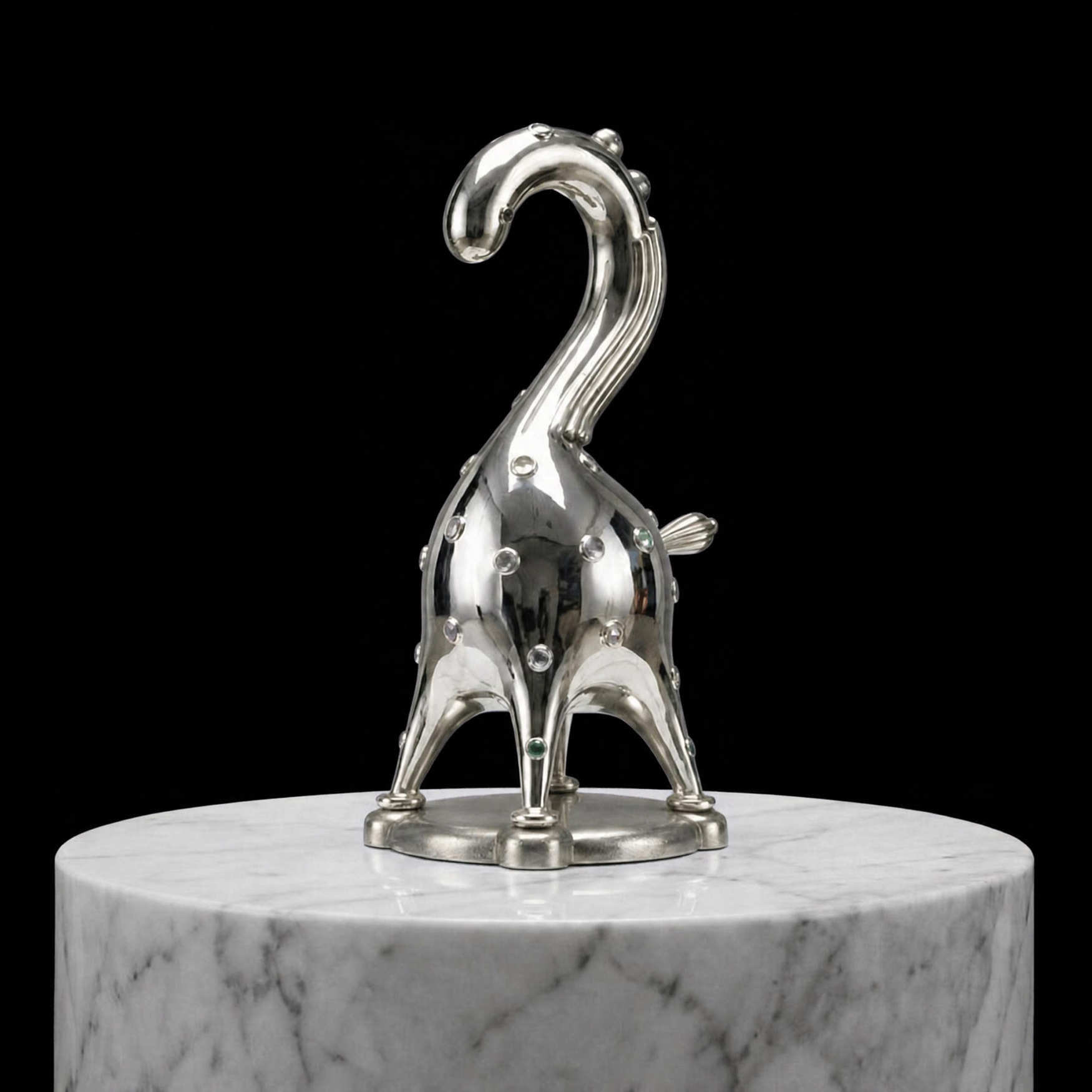 Silver Stallion - Sculpture by Taras Yoom, Yoomoota Art Universe - preview photo 1123