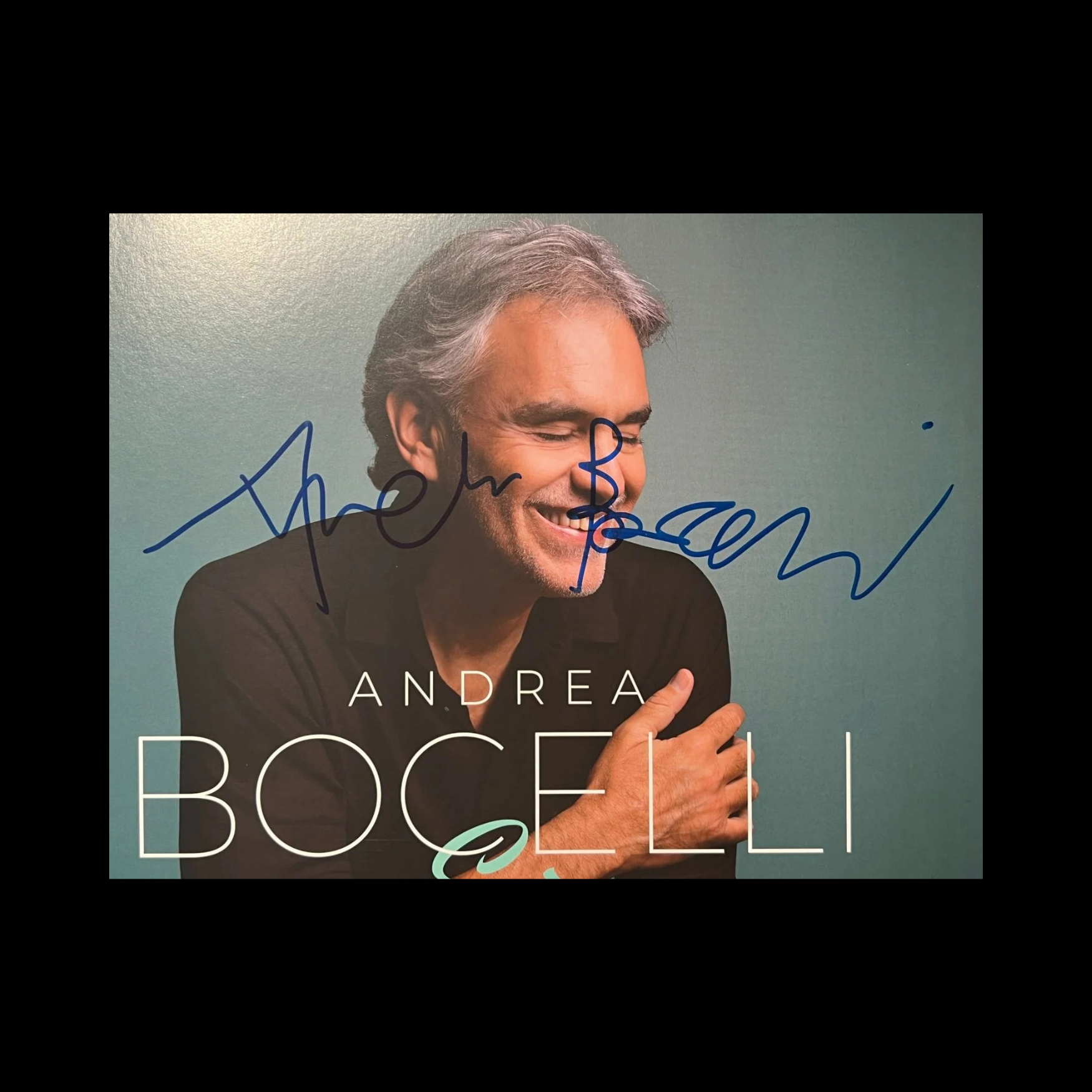 Andrea Bocelli - Autographed Record - preview photo 2123