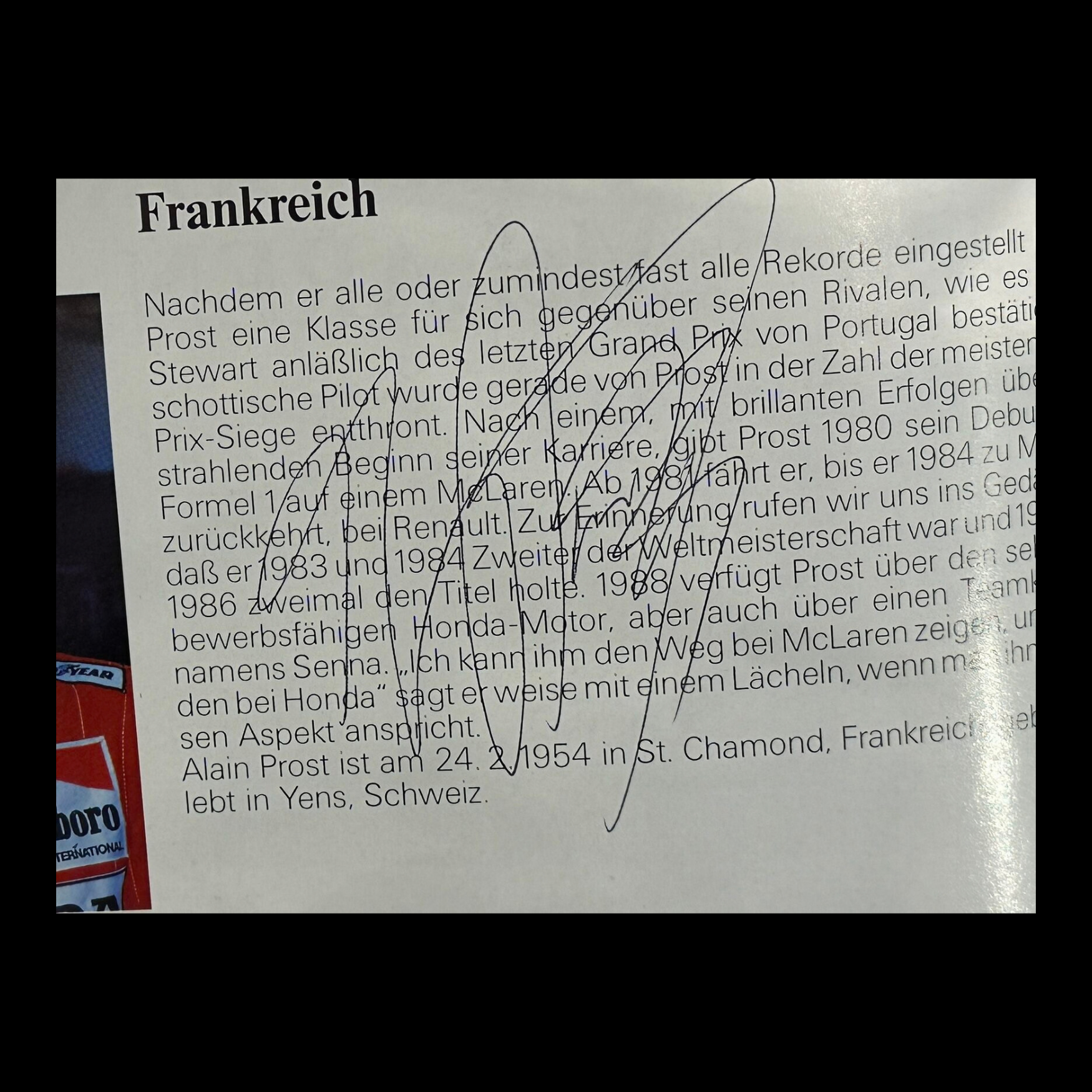 Ayrton Senna（冼拿）、Alain Prost、Nigel Mansell 等 F1 傳奇車手 14 個親筆簽名雜誌 - 預覽圖片 5123