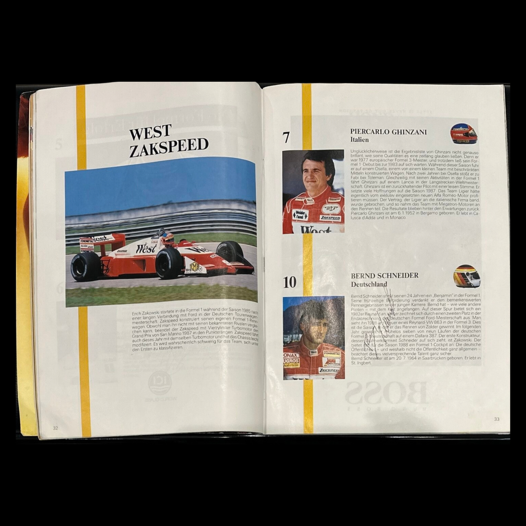Ayrton Senna（冼拿）、Alain Prost、Nigel Mansell 等 F1 傳奇車手 14 個親筆簽名雜誌 - 預覽圖片 3123