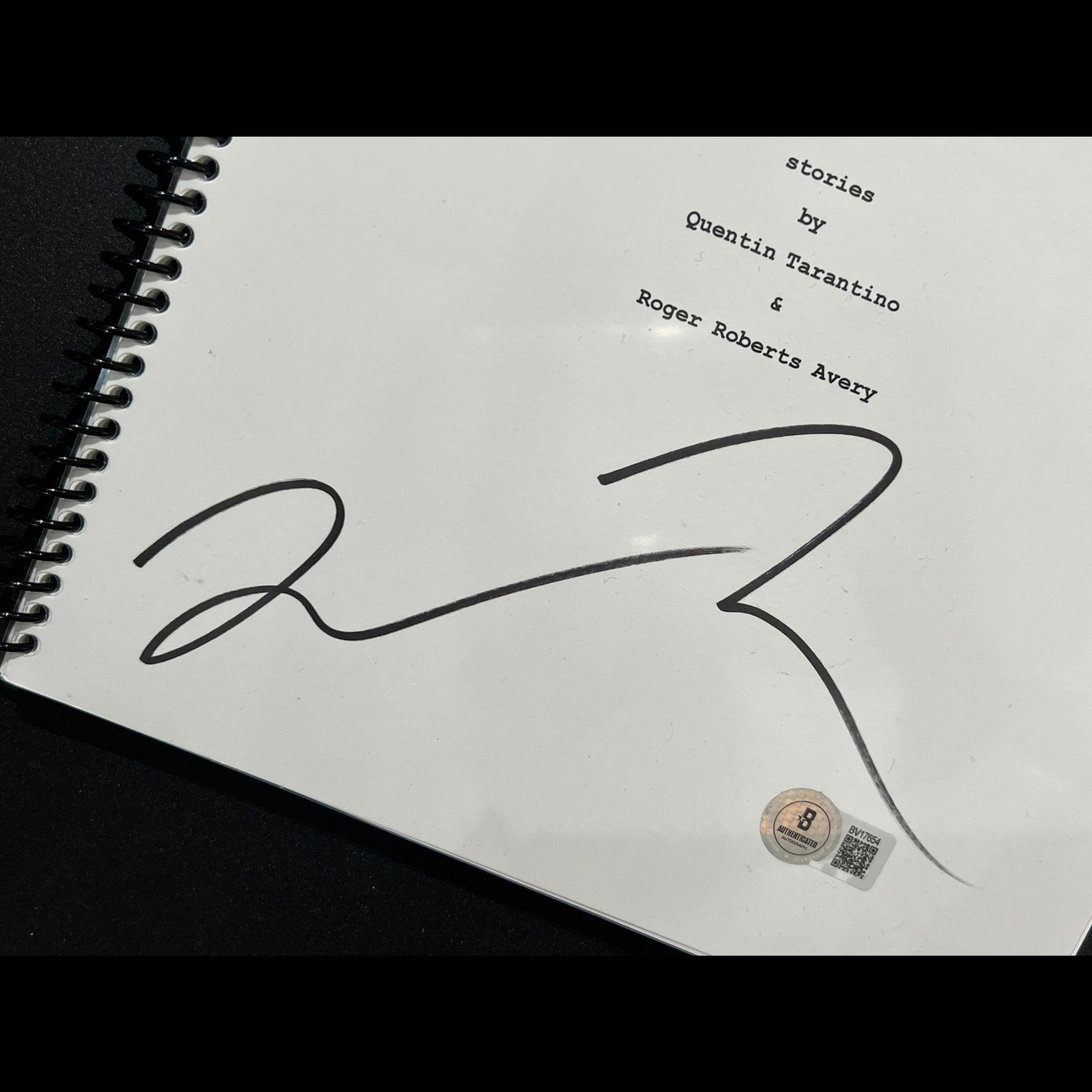 Quentin Tarantino - Pulp Fiction Film Script with Autograph - preview photo 2123