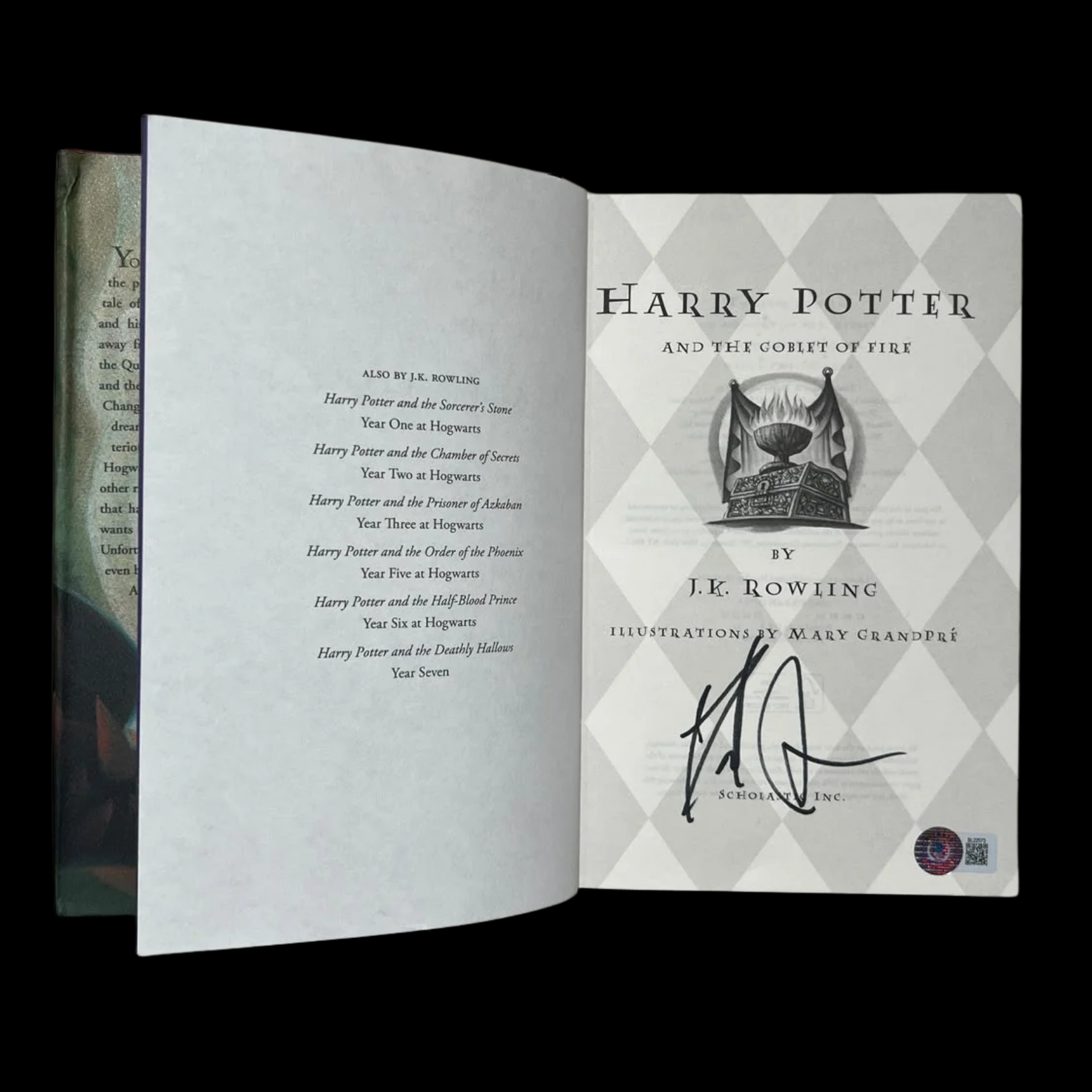 Daniel Radcliffe - Harry Potter and the Goblet of Fire Book with Autograph - preview photo 2123