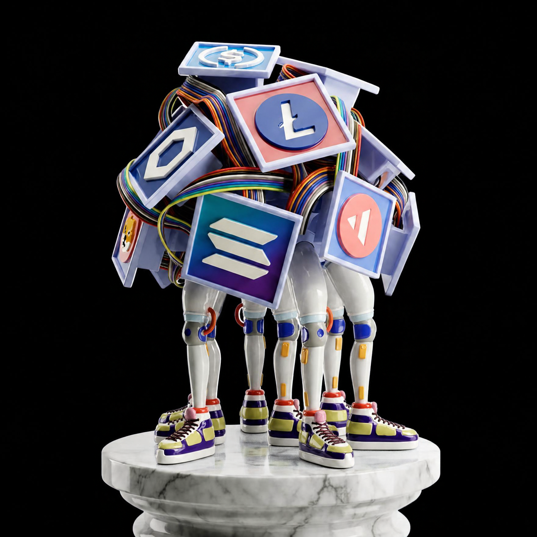 Crypto Money 雕塑｜Taras Yoom, Yoomoota Art Universe - 預覽圖片 2123