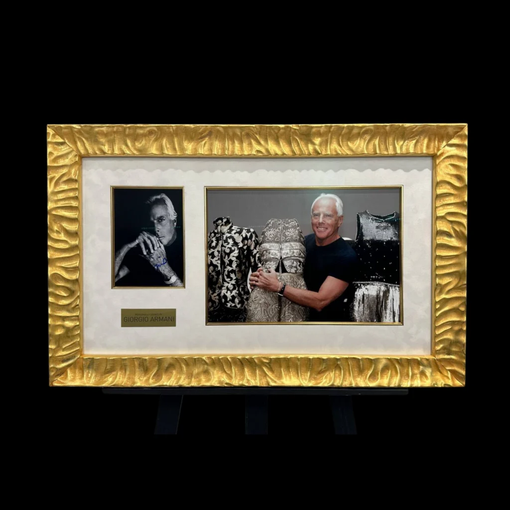 Giorgio Armani Signed Photograph