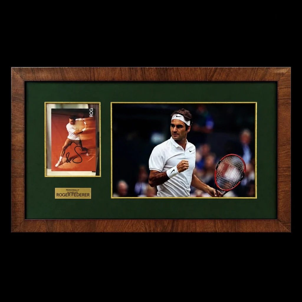 Roger Federer Signed Photo